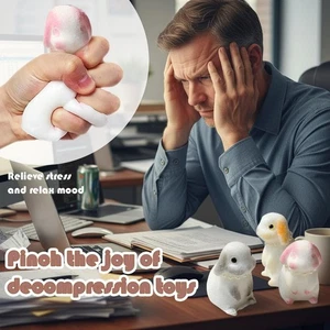 Conejo Suave Bolas de Estrés para Niños y Adultos Juguete de Amasar B2A0 - Imagen 1 de 14