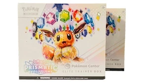 2X 2025 Pokemon TCG Prismatic Evolutions Pokemon Center ETB - SEALED SHIPS NOW! - Picture 1 of 3