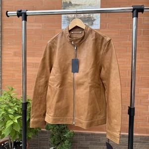 Thursday Boot Co. Men’s Racer Jacket NAT Sz: Medium (Athletic Fit) Leather - Picture 1 of 19