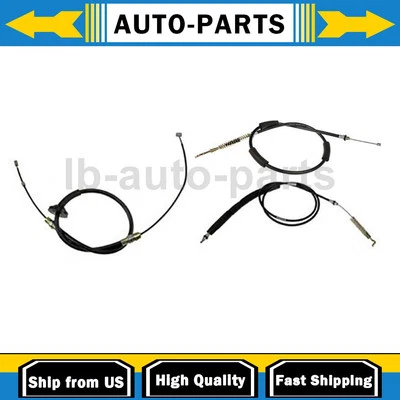 3X Front Rear Parking Brake Cable First Stop For For Chevrolet Tahoe 2000-2004 - Image 1 of 4