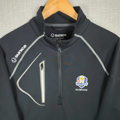 Chaqueta Softshell SUNICE x HAZELTINE RYDER CUP Para Hombres Grande Rendimiento 1/4 Cremallera Foto 1 de 4