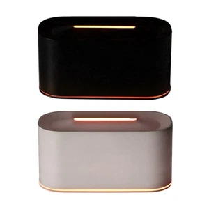 Cool Mist Flame Diffuser 220ml with 7 Color LED Ambiance for Living Room - Picture 1 of 29