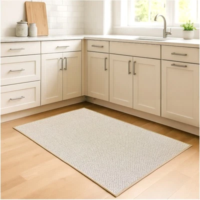 Koeckritz Starlight Berber Rug – Glow Ivory Beige Area Carpet for Kitchen & Hall - Image 1 of 4