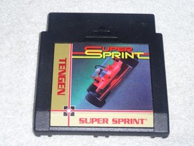 Super Sprint Nintendo Entertainment System NES Tested works video game racing