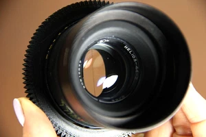Bokeh lens HELIOS 44 2/58mm Cine mod lens ANAMORPHIC Canon EF mount for Cinema - Picture 1 of 24