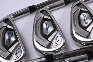 Ladies Callaway Rogue CF18 Irons / 6-PW+SW / LL-Flex Recoil ESX 440 Shafts - Picture 1 of 7