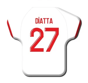 Calamita Simile a T-Shirt Calcio 2022/2023 Monaco 27 Krepin Diatta - Picture 1 of 9