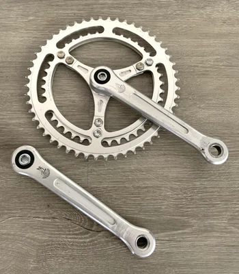 CAMPAGNOLO GRAN SPORT 3-ARM CRANKSET DOUBLE 52-42 TOOTH 170 MM ARM LENGTH - Image 1 of 4