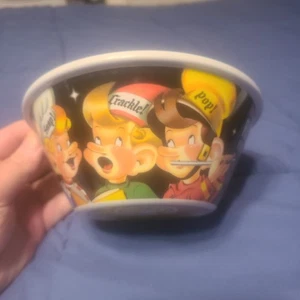 Kellogg's Rice Krispies 100th Anniversary Cereal Bowl Promotional Snap Crackle - Picture 1 of 3