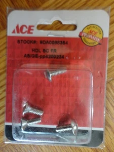 Paquete de 4 tornillos de mango de grifo de acero Ace surtidos de 3/4" L #35639 y #35646 Pfister+ - Imagen 1 de 3
