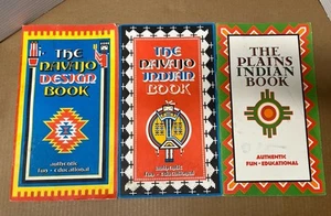 Vintage 1975 Navajo Indian Design, Plains Coloring Book Lot By Donna Greenlee - Bild 1 von 22