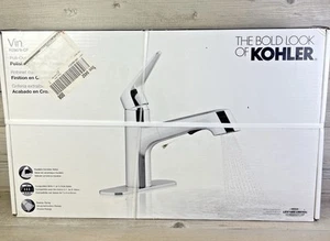 KOHLER Vin Einhand-Küchenarmatur ausziehbar in Chrom poliert R29679-CP - Bild 1 von 4
