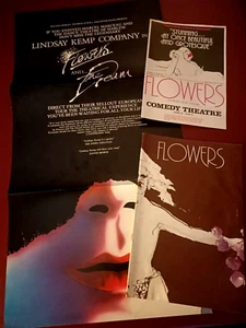 'Flores' de Lindsay Kemp - programa australiano 1976, póster y folleto - Imagen 1 de 10