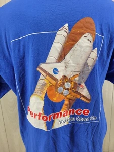 United Space Alliance Space Shuttle Blue Shirt XL - Picture 1 of 9
