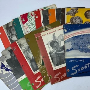 Vintage Lot of 12 Scouting Magazines 1949 1950 Boy Scouts of America - Bild 1 von 23