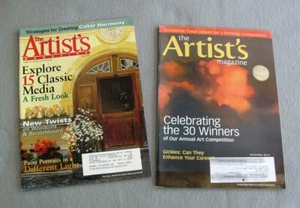 The Artist's Magazine 2 issues Lot 205 Paint Portraits composition color harmony - Imagen 1 de 5