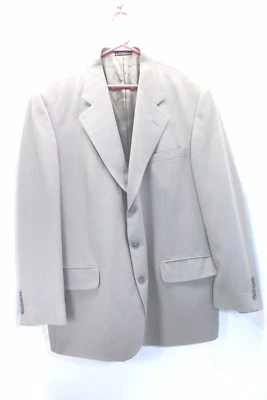 STAFFORD Hombre Traje Abrigo Blazer 3 Botones 42 Reg Color Tostado 94% Lana     Foto 1 de 4
