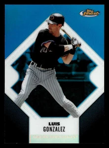 2006 TOPPS FINEST REFRACTORS BLUE #59 LUIS GONZALEZ 228/299 - Bild 1 von 2