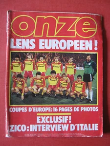 Magazine ONZE Novembre 1983 Lens Coupe d'europe n°95 Zico - Imagen 1 de 4