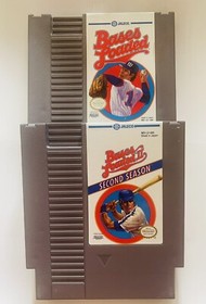 Bases Loaded 1 & 2 Original Nintendo NES Games Clean FREE SHIPPING