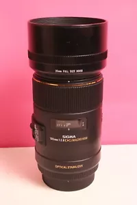 Sigma Macro 105mm F/2.8 EX DG MAC OS HSM Lens for CANON EF Full frame GOOD USED - Picture 1 of 6