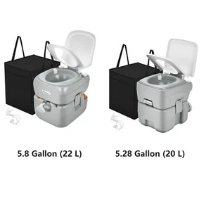 Inodoro portátil camping Porta orinal 5,8/5,28 galones con bolsa de transporte y rociador de mano - Imagen 1 de 14