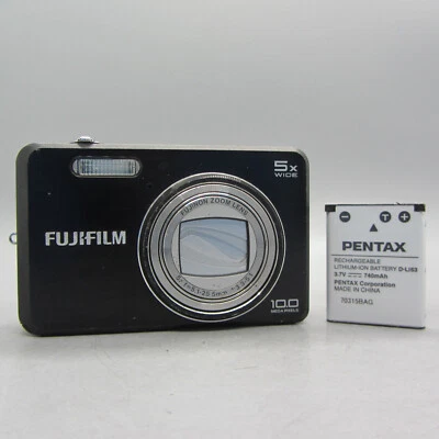 Fujifilm Digital Camera FinePix J110w 10.0MP Black Tested - Image 1 of 4