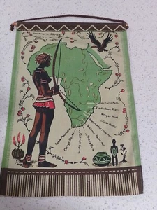 Vintage South African Wall Hanging - Picture 1 of 6