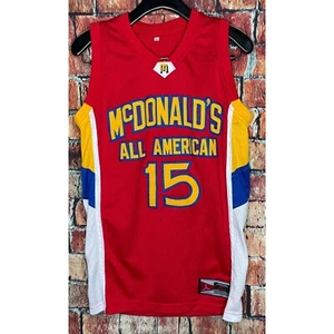 Vintage McDonald’s All American Kemba Walker #15 genähtes kleines Basketball Trikot - Bild 1 von 5