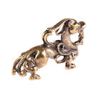 Pure Brass Zodiac Dragon Ornaments Figurines Miniatures Lucky Beast 3D Statue