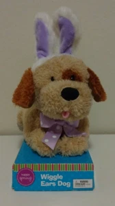Happy Spring Wiggle Ears Dog Ears Move & Plays "Peter Cotton Tail" Plush - Picture 1 of 6