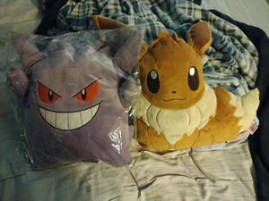 Pokemon I Love Gothic/Eevee Gengar und Eevee Plüschkissen - Bild 1 von 5