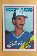 1988 Topps Baseball Card Jose Nunez Blue Jays #28