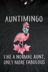 AUNTIMINGO- LIKE A NORMAL AUNT, ONLY MORE FABULOUS Hoodie Sweatshirt, XL, Black - Bild 1 von 5