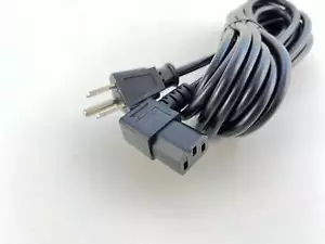 UL OMNIHIL Extra 15FT L-Shaped C13 Power Cord Compatible with Fender Champion 20 - Picture 1 of 6