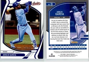 Adolis Garcia 2022 Absolute Retail Red #28 /99 Rangers - Picture 1 of 1