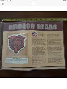 CHICAGO BEARS Willabee & Ward NFL Golden Age Of Football Team Patch 🏈 1995