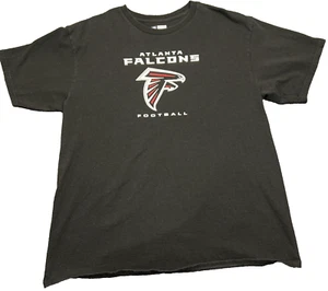 Ropa del equipo de la NFL Atlanta Falcons Fútbol Logo Camiseta Adulto XL Negra Camiseta - Imagen 1 de 9