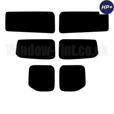 Para Ford Transit Custom (puertas de furgoneta) 13+ tinte precortado carbono 35% luz 2 capas Foto 1 de 4