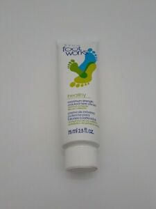 new Avon Foot Works therapeutic cracked heel foot lotion cream for feet - 2.5 oz