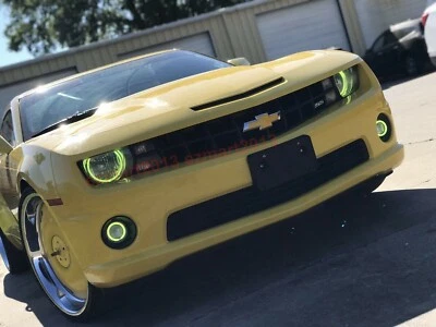 para Chevrolet Camaro RGB LED halo anillo ojo de ángel demonio flash color DRL completo Foto 1 de 4