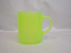 RAR Vintage Arcoroc France Glas Kaffeebecher Neon - Bild 1 von 9