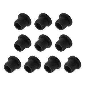 10PCS Silicone Plugs, 2/5in Salt Shakers Hollow Stopper Sealing Plug, Black - Picture 1 of 5