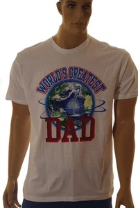 Camiseta Worlds Greatest Dad SS Día del Padre Regalo Regalo XXL 2X XL LG Med NUEVA - Imagen 1 de 1