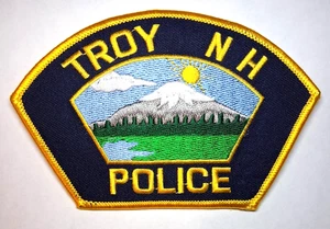 Troy New Hampshire Polizei Aufnäher - KOSTENLOSER US-Versand mit Sendungsverfolgung! - Bild 1 von 1