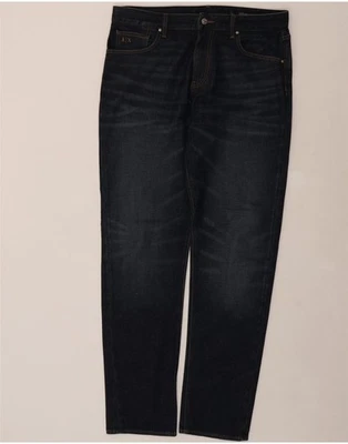 ARMANI EXCHANGE Mens Slim Jeans W34 L34 Navy Blue Cotton DW67 - Image 1 of 3