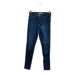 Levi's Women's Blue Straight Jeans - Size 28 - Picture 1 of 4