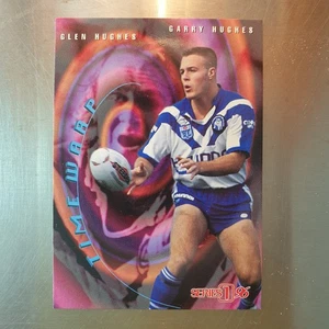 1996 NRL Dynamic Series 1 Time Warp Hughes & Hughes Card TW15 Bulldogs - Picture 1 of 2