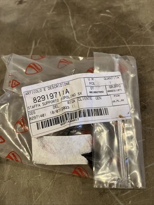 X7 OEM Soporte Panel de Instrumentos Izquierdo 82919711A Ducati Monster 1100 696 795 796 Foto 1 de 4