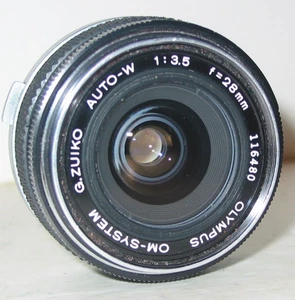 OLYMPUS G. ZUIKO AUTO-W 3,5/28MM OBJEKTIV 28MM f/3,5 – OLYMPUS OM MOUNT - Picture 1 of 8